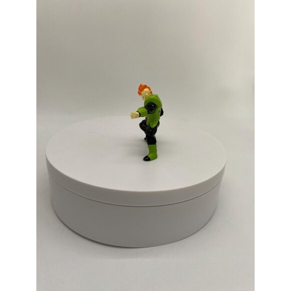 Vintage 1996 Dragon Ball Z Android 16 Mini Figurine Toy - Rare Bandai Toys - Picture 3 of 7